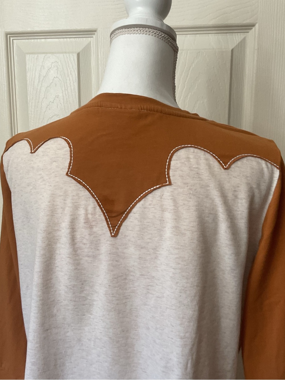Ariat Rust-Trim Raglan Collar Tee - Picture 3 of 6